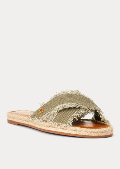 Women's Ralph Lauren Marni Canvas Sandals | 136457UTK